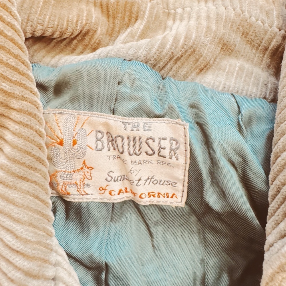 The Browser, Womens Corduroy Hooded Coat - Picture 4 of 4